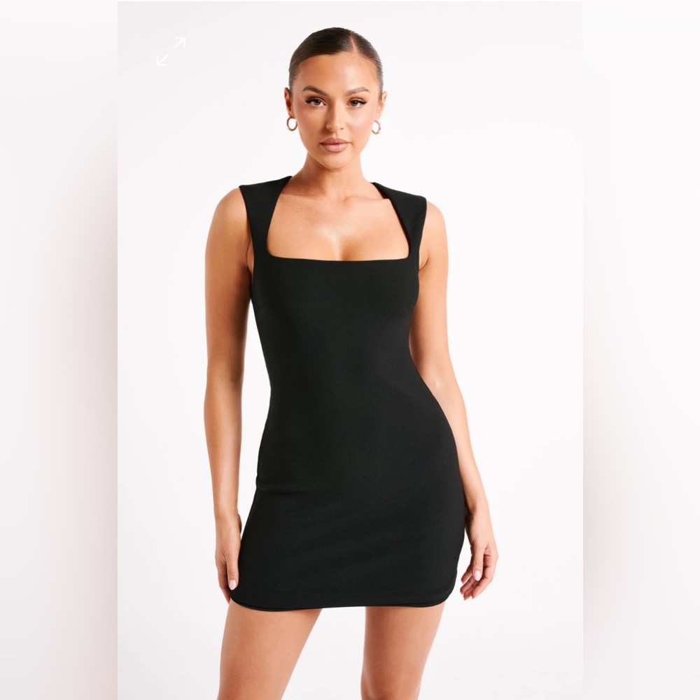 Meshki Frida Crepe Mini Dress - Black
Size: XXS